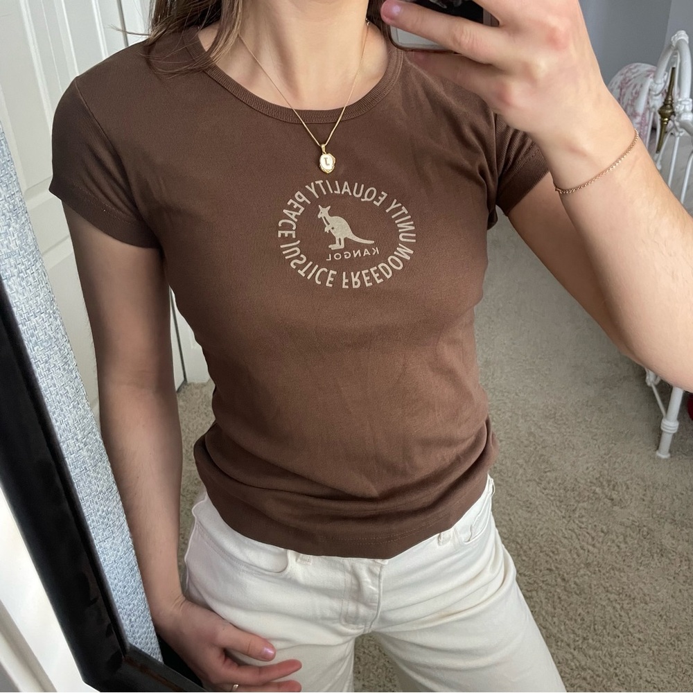 Kangol Brown Baby Tee